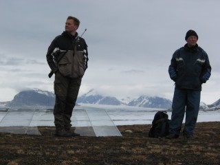 Peter Blokker and Jelte Rozema at their Open Top Roof