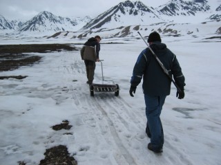 with transporter and gun ...
