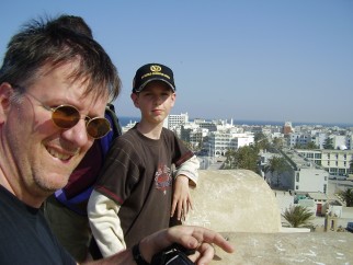 het uitzicht vanaf de vesting