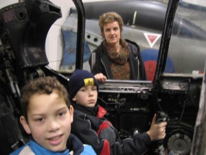 Een stukje van een straaljager