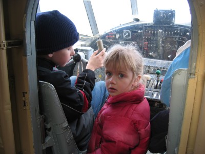 In de cockpit. Klik hier voor meer...