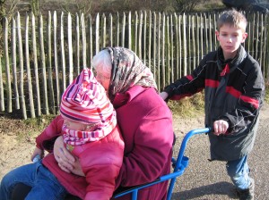 Wie loopt tijdens de wandelsafari?