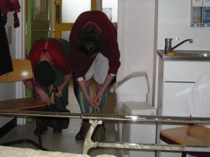 De cliniclowns komen buigend binnen