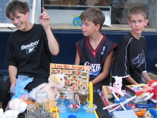 Mark, Oskar en Janwillem