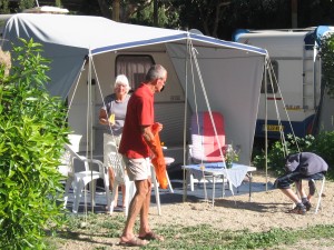 De tent van Janny en Nico