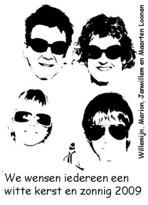 Onze kertst- en nieuwjaarskaart 2008-2009