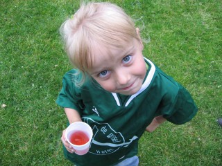 Alle kinderen van OBS de Wissel hebben groene shirts