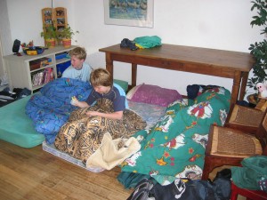 Verjaardag met slaappartij