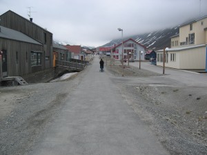 Main street Longyearbyen