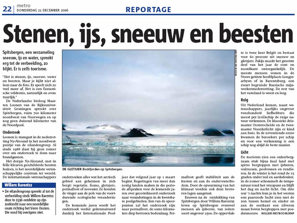 metro 21 december 2006