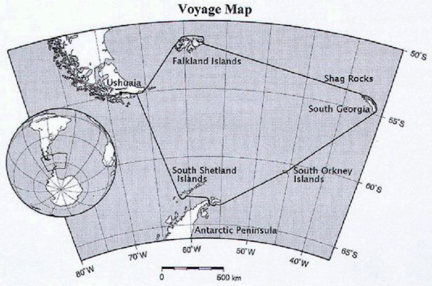 voyage map